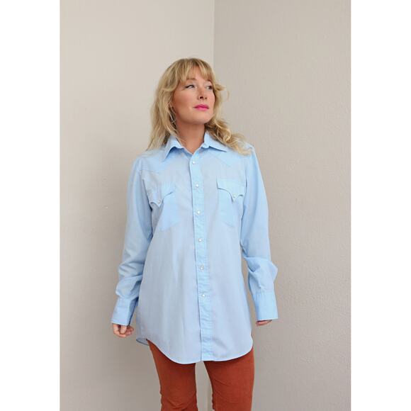 1970's Vintage Western Miller Pearl Snap Shirt ~ Men's MD LG ~ Women's LG to Xl - Picture 2 of 7